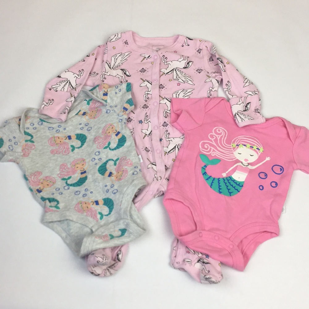 ROSIE POPE Mermaid/Pegasus onesie bundle